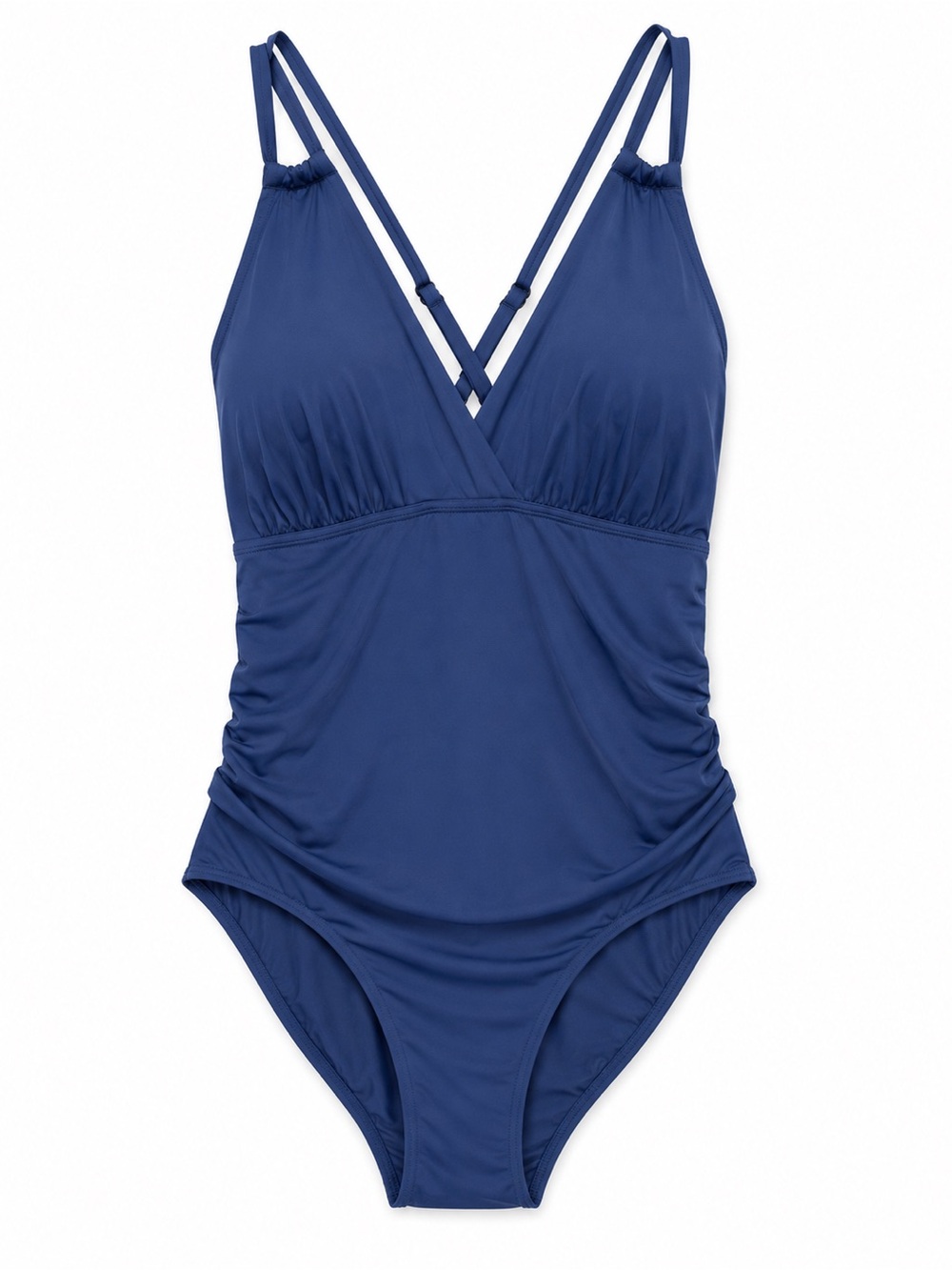 Jantzen One Piece Swimsuit Womens 20W Pantheon Blue Tummy Control NWT Plus Size